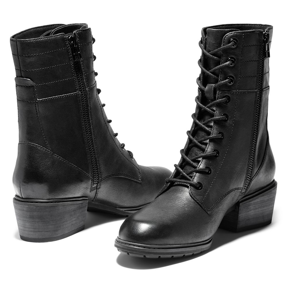 Botins Feminino - Timberland Sutherlin Bay Couro - BSYZW4279 - Pretas